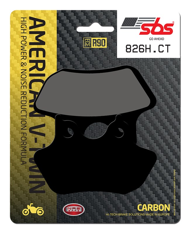 SBS brake pads KH400 carbon colour black (826H.CT)